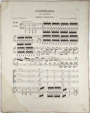 Rossini Gioacchino -L'Esperance, circa 1850.