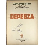 Brzechwa Jan - Depesza. Ilustrował Jan Marcin Szancer. Warszawa 1950 Nasza Księgarnia.