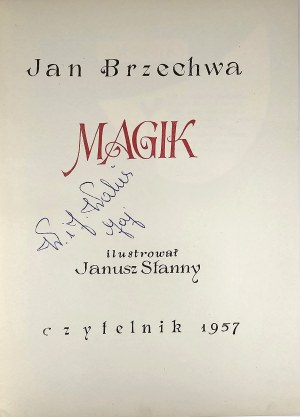 Brzechwa Jan - The Magician. Illustrated by Janusz Stanny. Warsaw 1957 Czytelnik.