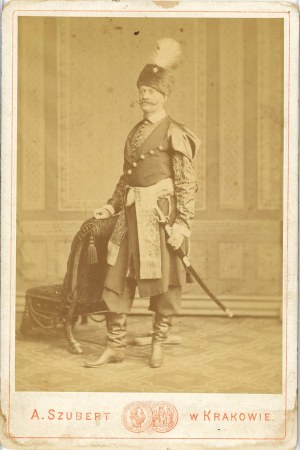 Krakow, Szubert A. - Rostworowski Feliks in old Polish costume, 1880.