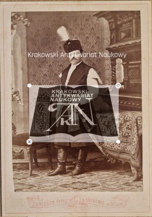 Krakow, Krieger Ig. - Ziembinski Antoni in Old Polish costume, ca. 1880.