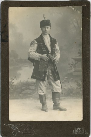 Lodz, ABC - Man in Old Polish costume, ca. 1900.