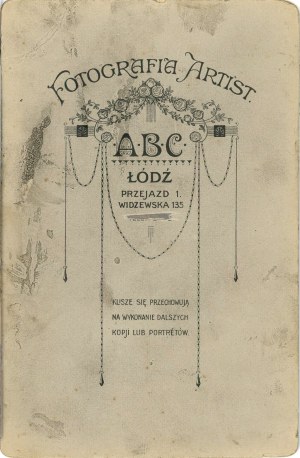 Lodz, ABC - Man in Old Polish costume, ca. 1900.