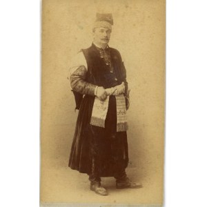 Kraków, Sebald J. - Mężczyzna w stroju staropolskim, ok. 1885.