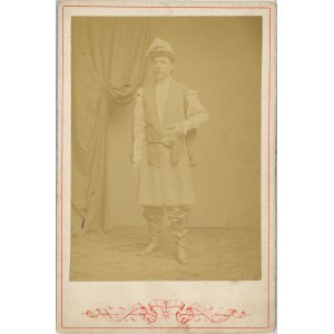 Mężczyzna w stroju staropolskim, ok. 1875.