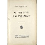 Sienkiewicz Henryk - W pustyni i w puszczy. Wydanie drugie. Warszawa-Lublin-Łódź 1912 Nakł. Gebethnera i Wolffa.