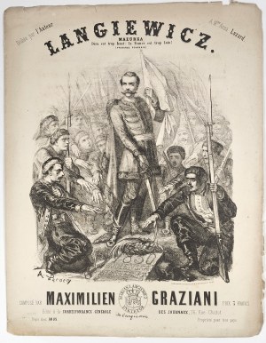 [Langiewicz Marian] Graziani Maximilien - Langiewicz Mazurka, ca. 1863.
