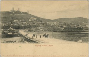 Chęciny - General view, ca. 1900.
