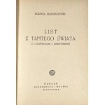 Makuszyński Kornel - Letter from that world. With 11 illustrations by J. Czerwiński. Warsaw 1946 Nakł. Gebethner and Wolff.