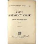 Ossendowski Ferdynand Antoni - Życie i przygody małpki. Pamiętnik szympansiczki Kaśki. 48 rycin. Lwów-Warszawa b.r. Książnica-Atlas