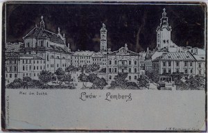 Lviv - St. Spirit Square, ca. 1900.