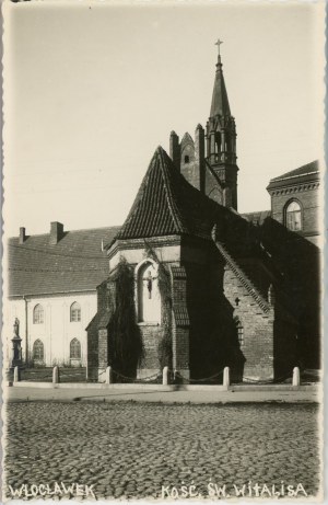 Wloclawek - St. Vitalis Church, circa 1930.