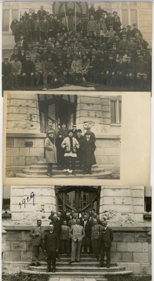 Nadwórna - District administration, set of 8 photographs, ca. 1920.