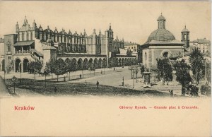 Kraków - Główny Rynek, 1906.