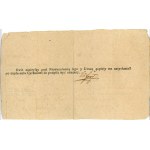 Kwit podatkowy, Rzeszów, 1820.