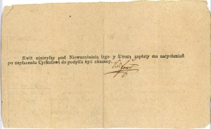 Tax Receipt, Rzeszow, 1820.