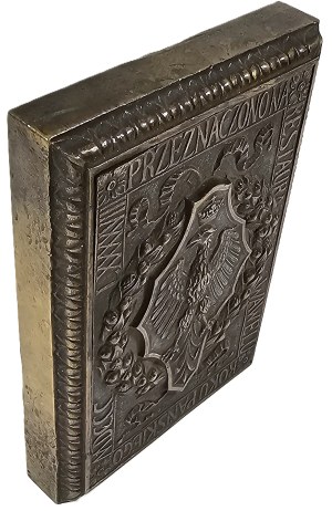 Brick for the restoration of the Wawel Castle, paper button, 1898.