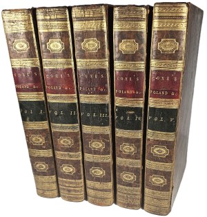 Coxe William - Travels Into Poland, Russia, Sweden, And Denmark. Illustrated With Charts And Engravings By ... In Five Volumes. The Fourth Edition. London 1792 T[homas] Cadell.
