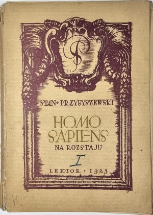 Przybyszewski Stanisław - Homo sapiens. Vol. 1-3. Warsaw 1923 Literary Institute 