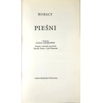 Horacy - Pieśni. Przełożył Stefan Gołębiowski. Warszawa 1972 LSW. Oprawa Dominika Borysławska.