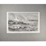 [Powstanie styczniowe] Zniszczenie Małogoszczy po przejściu wojsk rosyjskich, 1863.