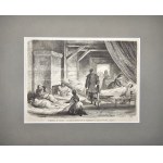 [Powstanie styczniowe] Szpital w zamku w Wodce, 1863.