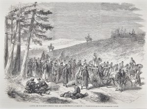 [January Uprising] Convoy of insurgents led by Austrians to Tarnów, 1863.