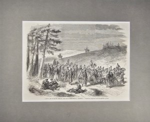 [January Uprising] Convoy of insurgents led by Austrians to Tarnów, 1863.