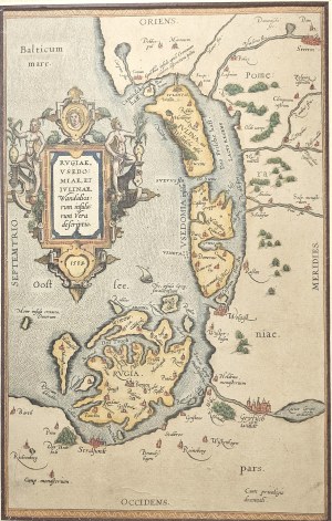 Ortelius Abraham - Rvgiae, Vsedo, Miae et Ivlinae, 1598.