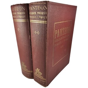Panteon wielkich twórców poezji i prozy. Antologja literatury powszechnej. Pod red. Stanisława Lama. T. 1-2. Warszawa 193- Nakł. Księg. Trzaski, Everta i Michalskiego.