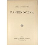 Rościszewska Janina - Panienoczka. Warszawa 1934 Nakł. Gebethnera i Wolffa.