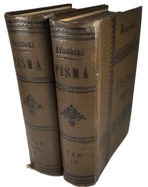 Krasiński Zygmunt - Pisma. Collective edition with a preface by Stanislaw Tarnowski. VOL. I-IV. Lviv 1898 Nakł. Księg. Gubrynowicz and Schmidt.