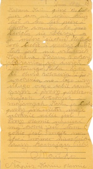 Stalag III a - Postcard for prisoners of war dated 22.1.1940.
