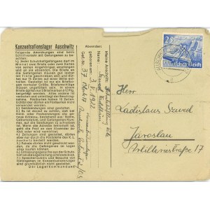 Auschwitz - List więźnia z pierwszego transportu, nr 37 (7), 19.10.1940 r.