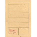 Auschwitz - List więźnia z pierwszego transportu, nr 37 (7), 19.10.1940 r.