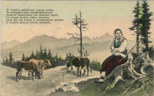 Zakopane, Tatra Mountains - In a light skirt and bare feet..., 1907.