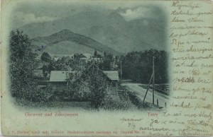 Zakopane - View of Giewont, ca. 1900.