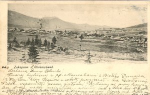 Zakopane - View from Chramcówki, 1901.