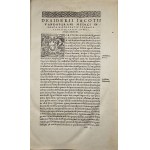 Hipokrates - Magni Hippocratis Coaca Praesagia, opus plane divinum et verae medicinae tamquam thesaurus ... Lugundi 1576 Apud Gulielmum Rovillium.