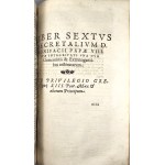 Lancellotti Giovanni Paolo - Corpus iuris canonici emendatum et notis illustratum. Gregorii XIII. pont. max. iussu editum. Indicibus variis, et nouis, et appendice Pauli Lancelotti Perusini adauctum cuius partes indicat auersa pagina. Coloniae 1631 [b.w.]