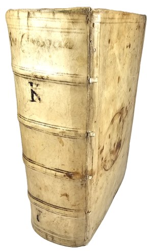 Lancellotti Giovanni Paolo - Corpus iuris canonici emendatum et notis illustratum. Gregorii XIII. pont. max. iussu editum. Indicibus variis, et nouis, et appendice Pauli Lancelotti Perusini adauctum cuius partes indicat auersa pagina. Coloniae 1631 [n.w.]
