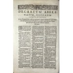 Lancellotti Giovanni Paolo - Corpus iuris canonici emendatum et notis illustratum. Gregorii XIII. pont. max. iussu editum. Indicibus variis, et nouis, et appendice Pauli Lancelotti Perusini adauctum cuius partes indicat auersa pagina. Coloniae 1631 [b.w.]