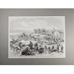 [Powstanie styczniowe] Rozbicie rosyjskich żołnierzy przez oddziały powstańcze dowodzone przez ks. Mackiewicza w Świętobrości, 1863.