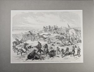 [January Uprising] Smashing of Russian soldiers by insurgent troops commanded by Rev. Mackiewicz in Svoboda, 1863.