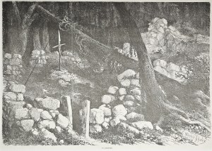 [January Uprising] Grave of an insurgent, 1863.