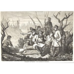 [Powstanie styczniowe] Obóz powstańców, 1863.