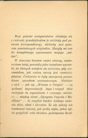 Iwaszkiewicz Jarosław - Pejzaże snetymentalne. Warsaw-Krakow 1926 Nakł. Gebethner and Wolff.