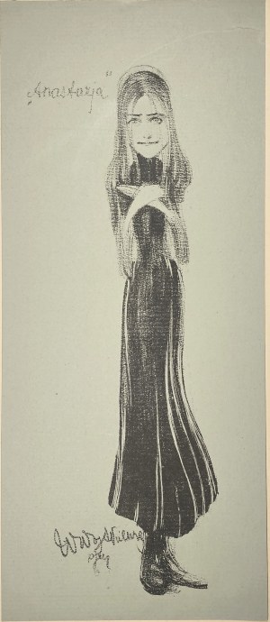 Teka Melpomena - Wojtkiewicz Witold - Mrozowska (Anastazya). Kraków 1904 Lit. by A. Pruszyński.