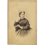 [January Uprising] Warsaw, Beyer K. - Woman in mourning attire, ca. 1863.