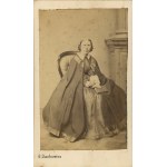 [January Uprising] Warsaw, Sachowicz G. - Woman in mourning attire, ca. 1863.